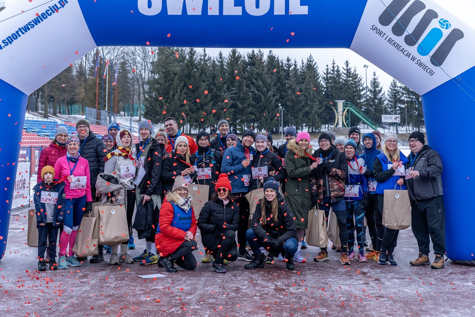 Sportowe Walentynki na stadionie Wdy Świecie
