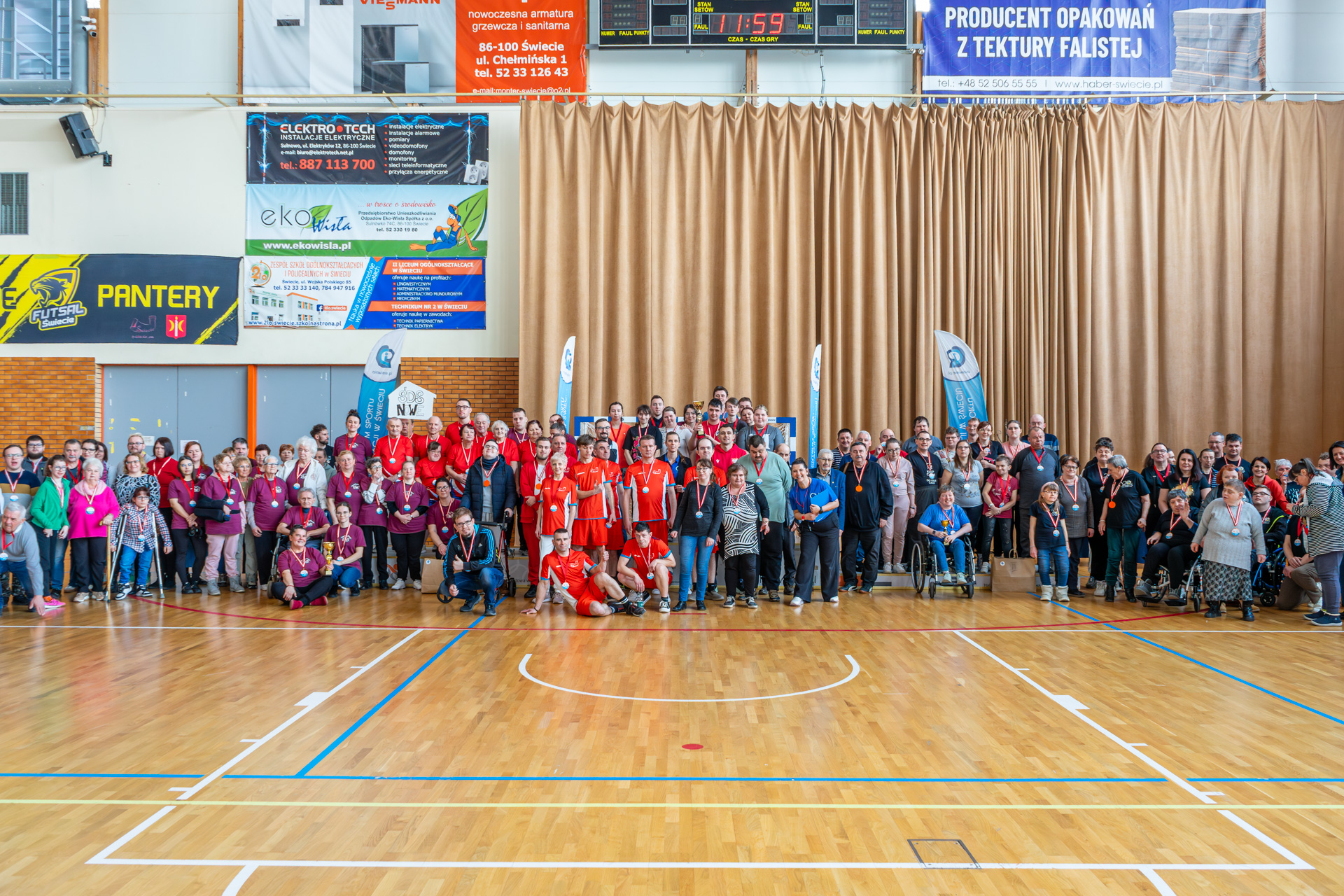 ,,SPRAWNI-NIEPEŁNOSPRAWNI CZYLI OLIMPIADA NA WESOŁO”